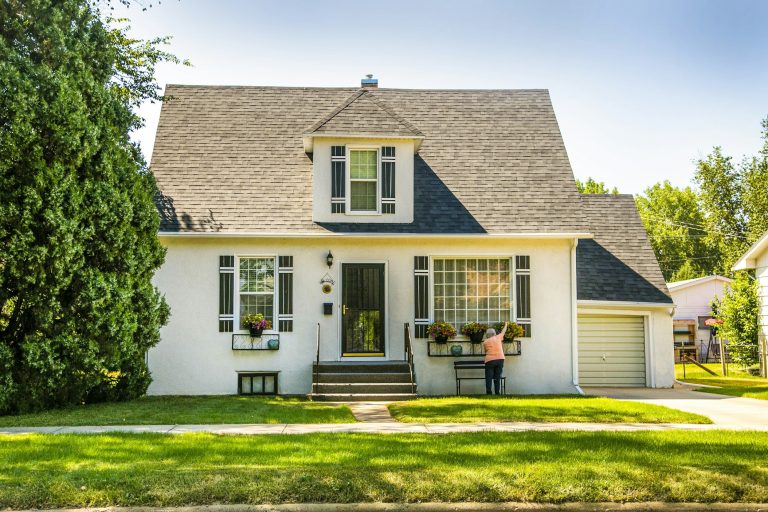 Experienced real estate agents showcasing a beautiful home for sale in the USA